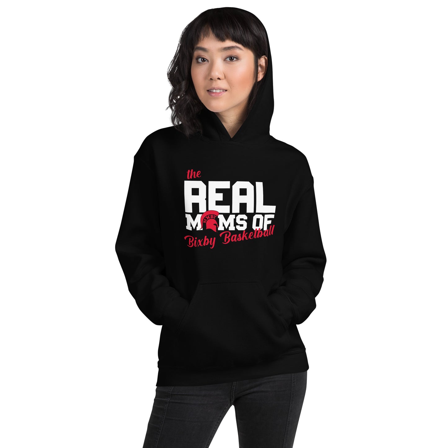 The Real Mom's of Bixby Basketball Hoodie