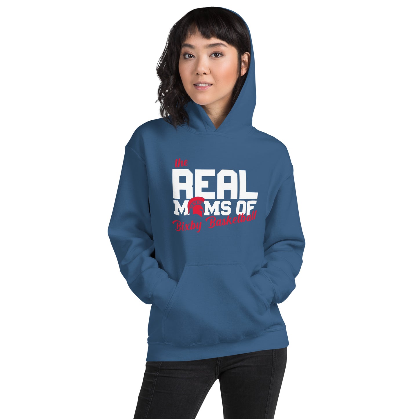 The Real Mom's of Bixby Basketball Hoodie