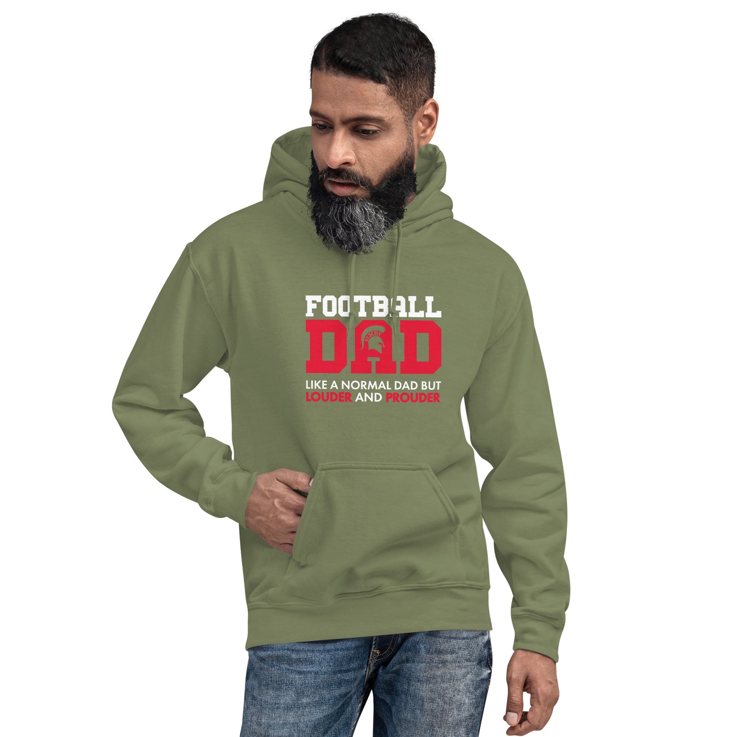 Bixby Football Dad Hoodie