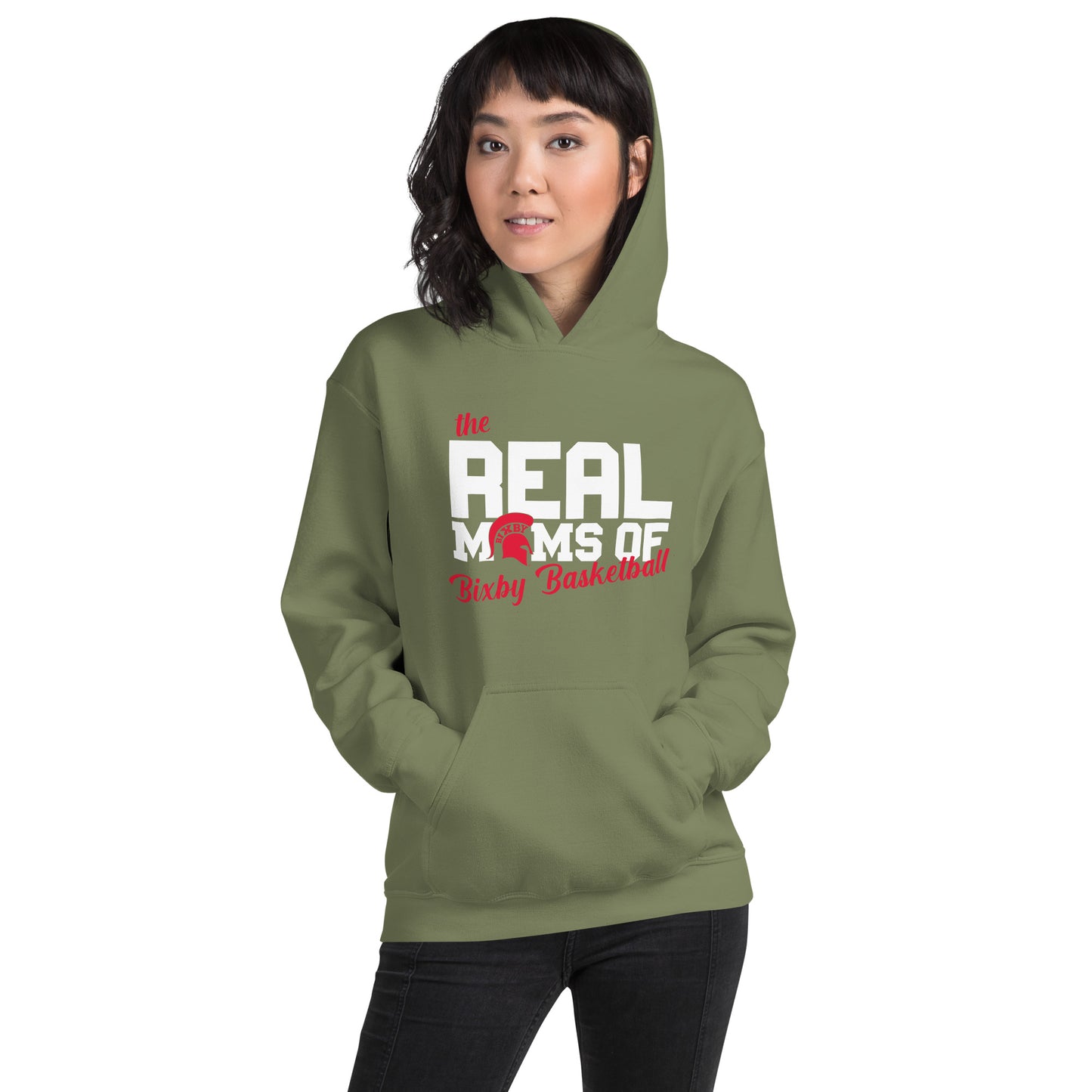 The Real Mom's of Bixby Basketball Hoodie