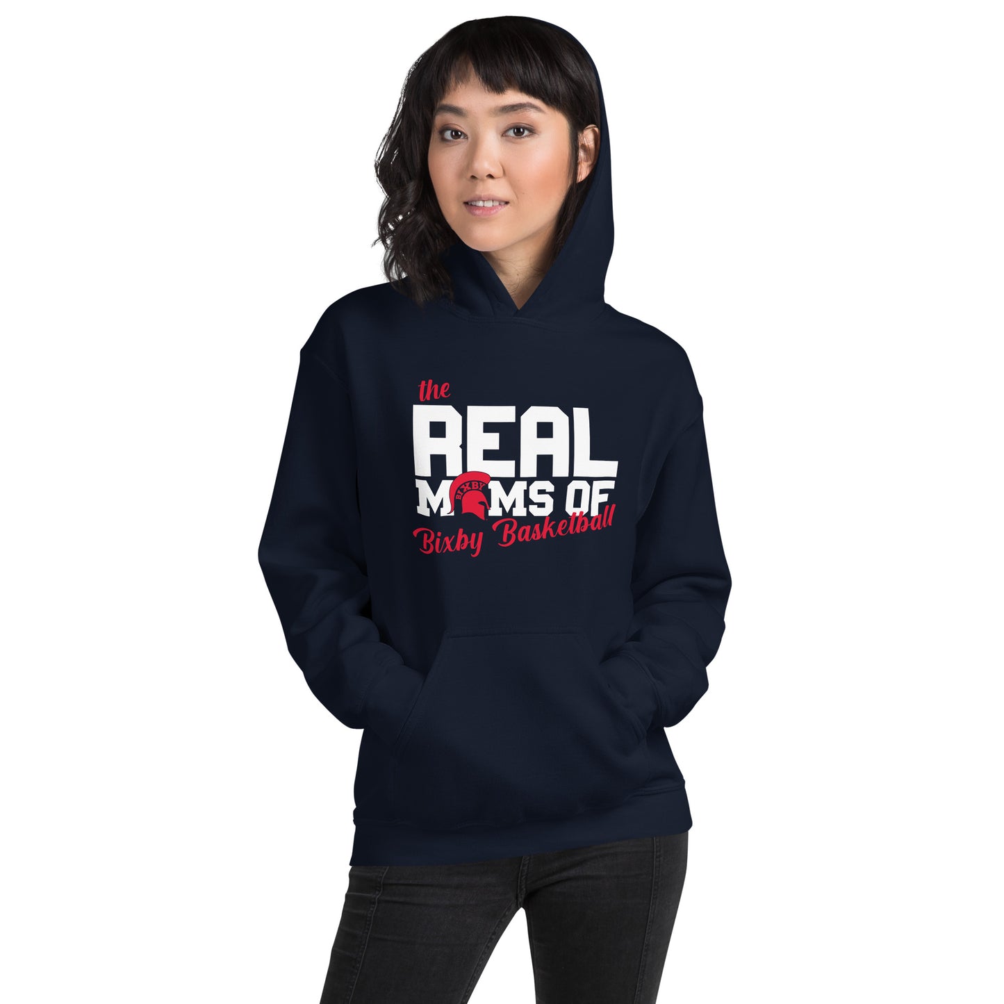 The Real Mom's of Bixby Basketball Hoodie